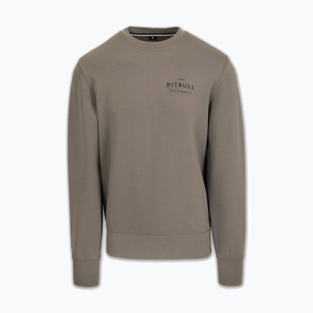 Толстовка мужская Pitbull Sampson Crewneck taupe
