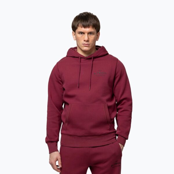Толстовка мужская Pitbull Sampson Hooded burgundy