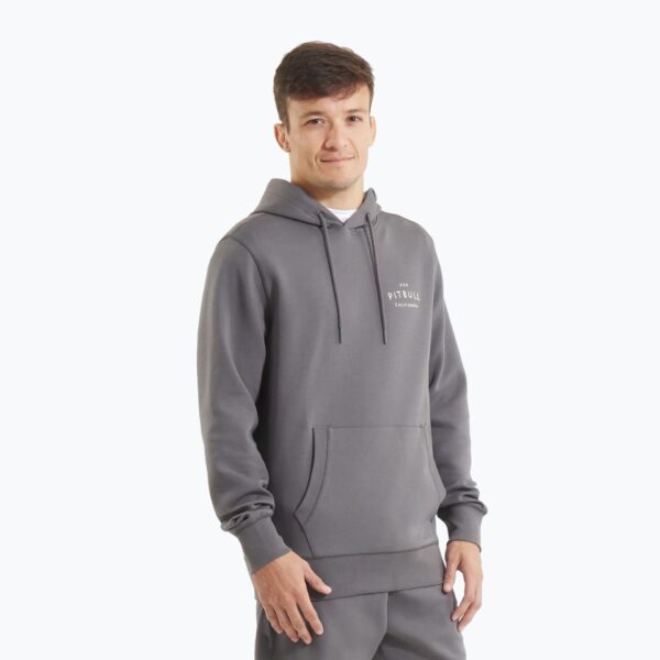 Толстовка мужская Pitbull Sampson Hooded graphite