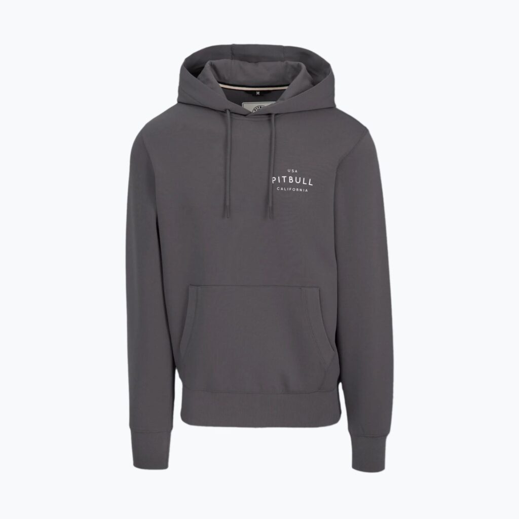 Толстовка мужская Pitbull Sampson Hooded graphite