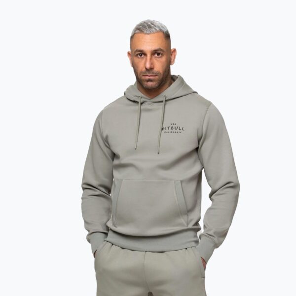 Толстовка мужская Pitbull Sampson Hooded grey/harbour