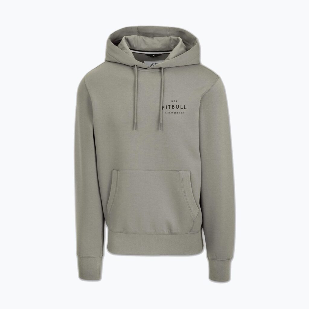Толстовка мужская Pitbull Sampson Hooded grey/harbour