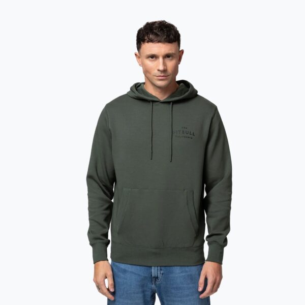 Свитшот Толстовка мужская Pitbull Sampson Hooded old green
