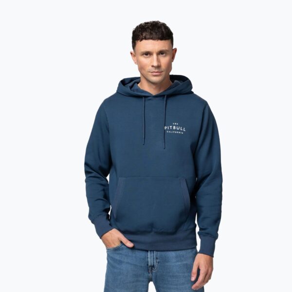 Толстовка мужская Pitbull Sampson Hooded petrol blue