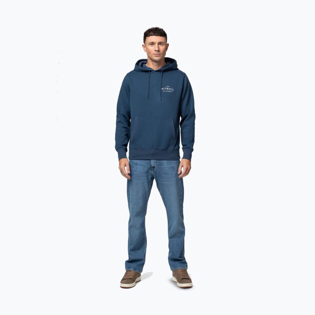Толстовка мужская Pitbull Sampson Hooded petrol blue