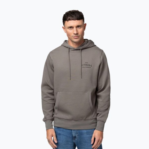 Толстовка мужская Pitbull Sampson Hooded taupe
