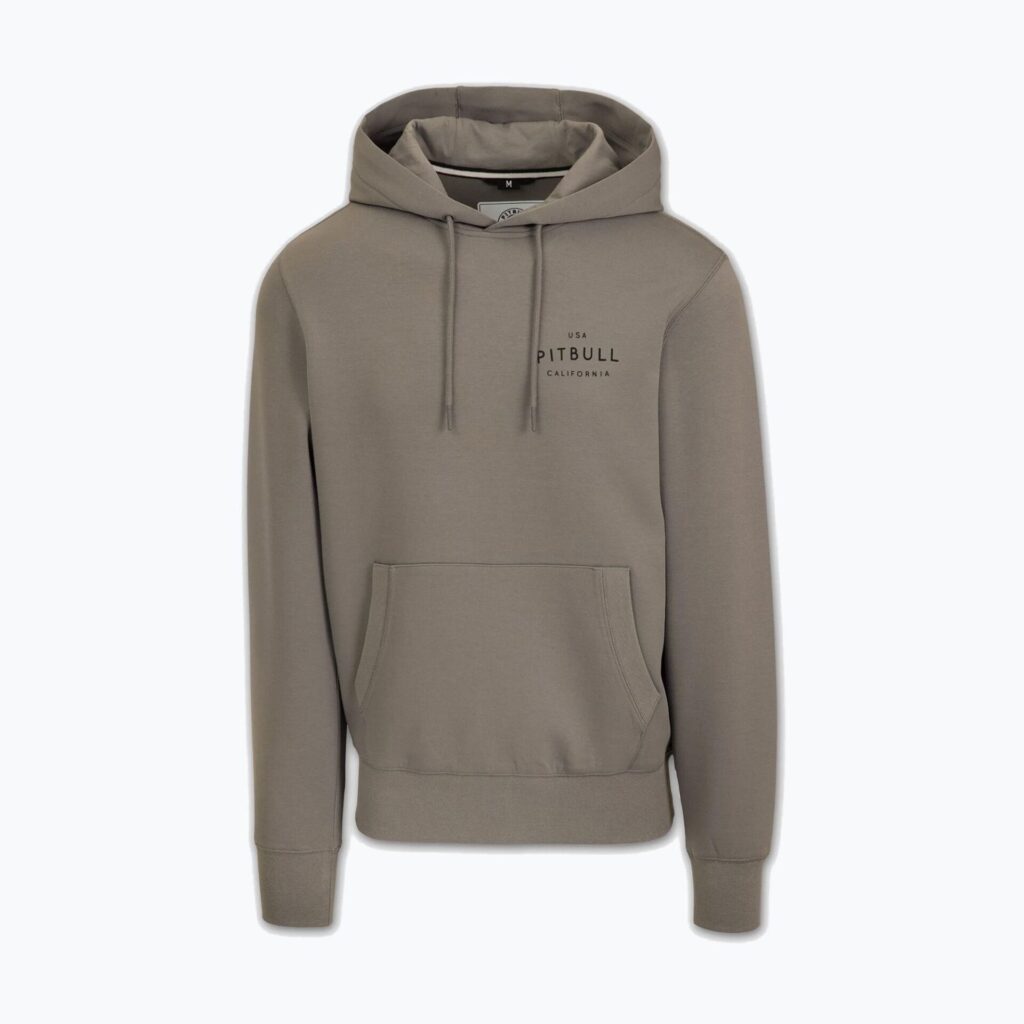 Толстовка мужская Pitbull Sampson Hooded taupe