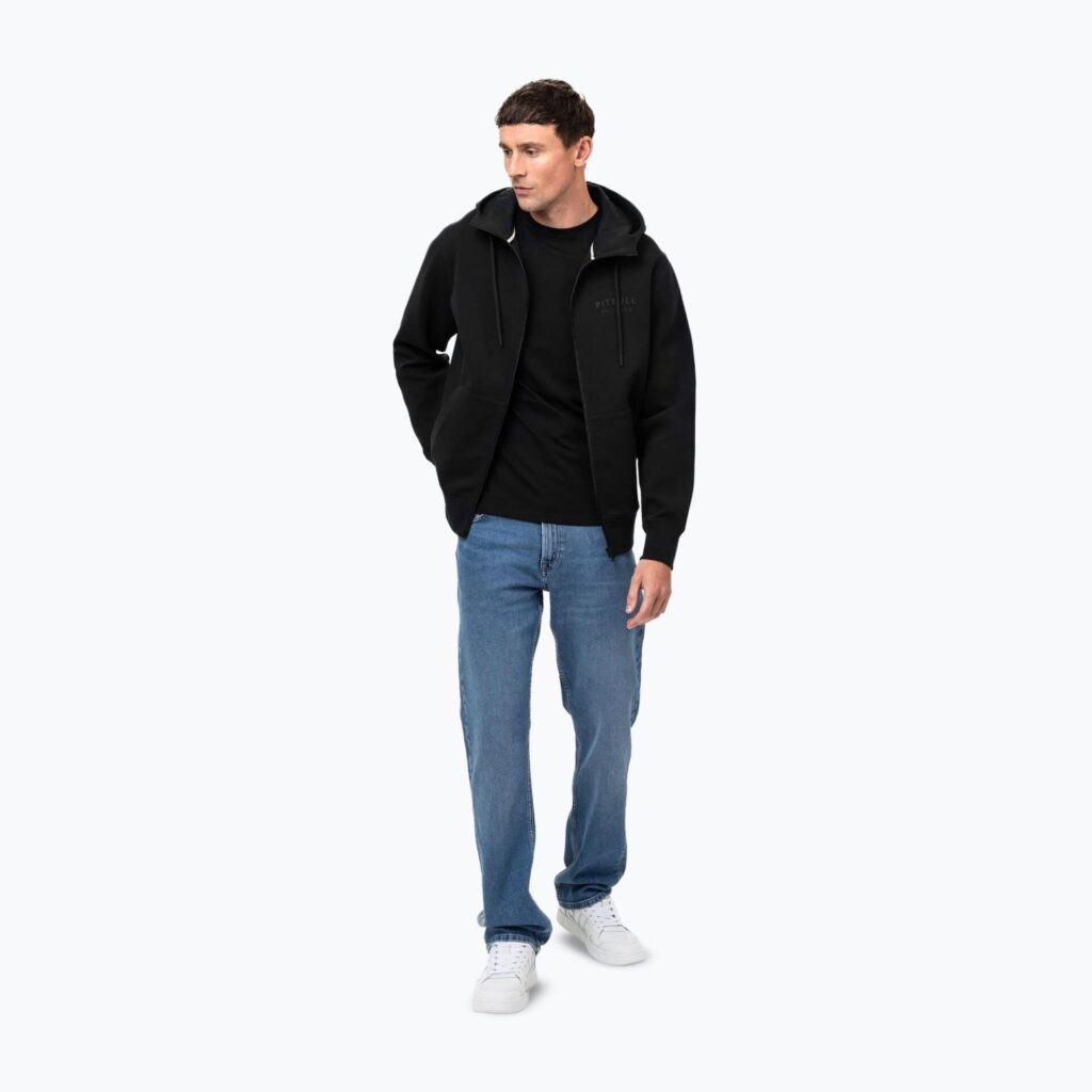 Толстовка мужская Pitbull Sampson Hooded Zip black