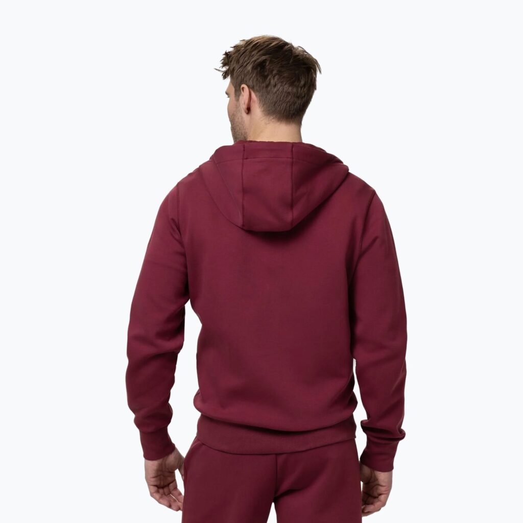 Толстовка мужская Pitbull Sampson Hooded Zip burgundy