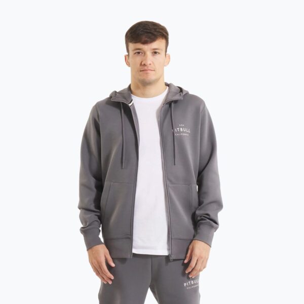 Толстовка мужская Pitbull Sampson Hooded Zip graphite