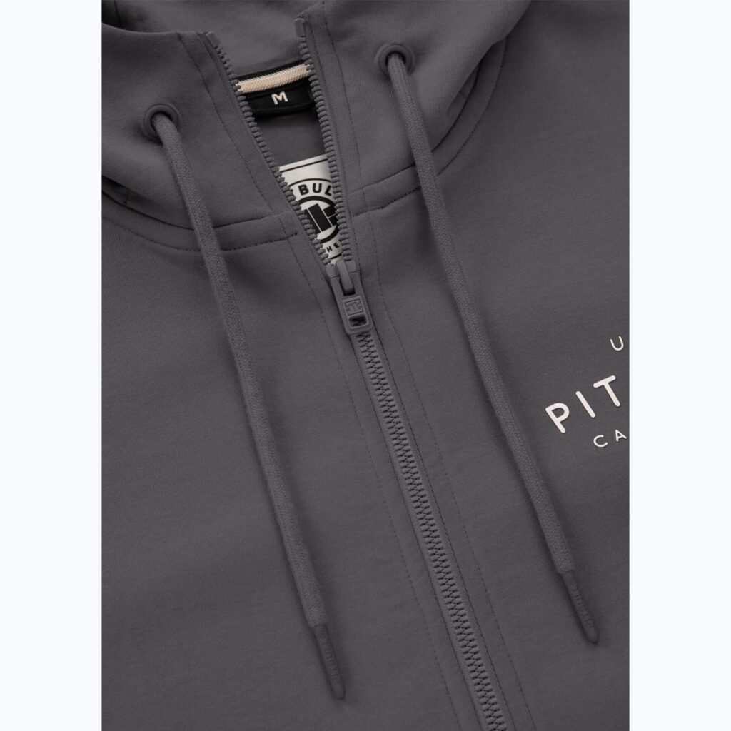 Толстовка мужская Pitbull Sampson Hooded Zip graphite