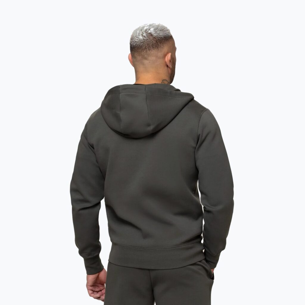 Толстовка мужская Pitbull Sampson Hooded Zip grey/green