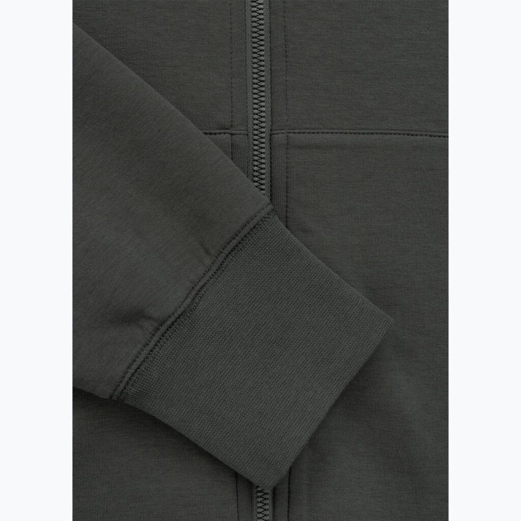 Толстовка мужская Pitbull Sampson Hooded Zip grey/green