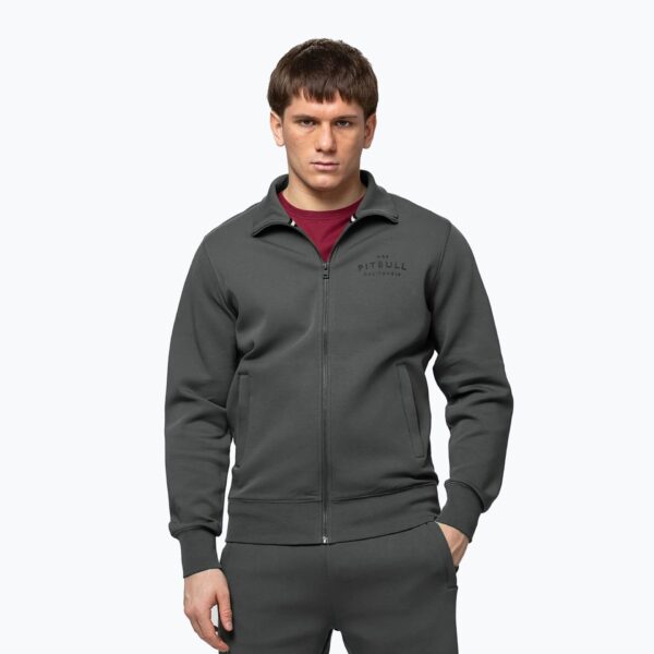 Толстовка мужская Pitbull Sampson Zip grey/green