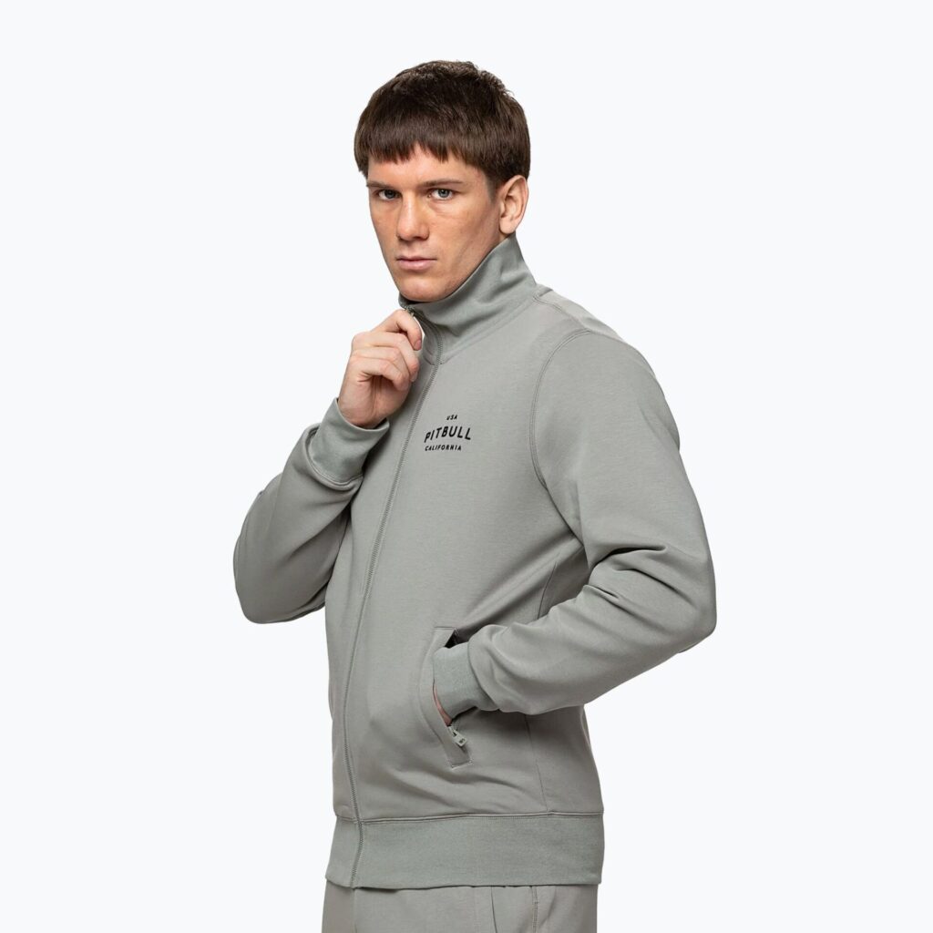 Толстовка мужская Pitbull Sampson Zip grey/harbour