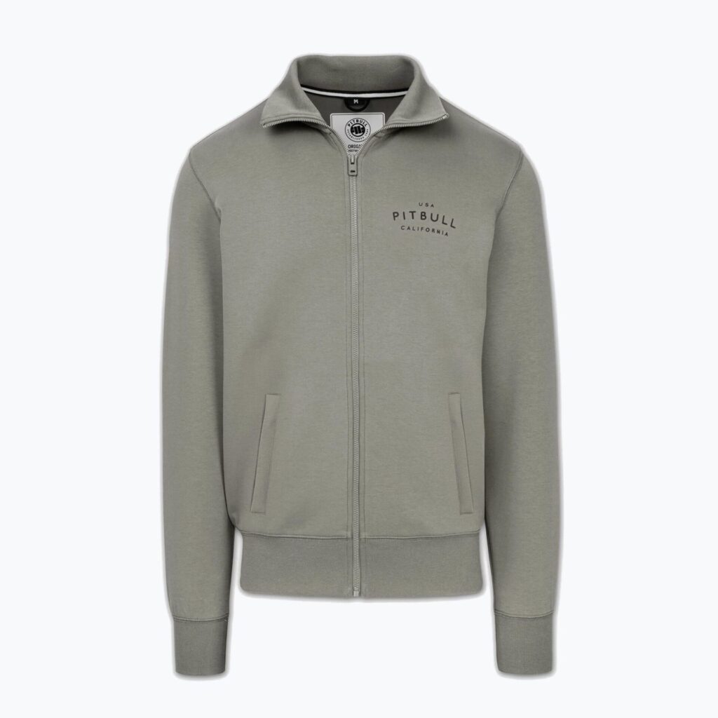 Толстовка мужская Pitbull Sampson Zip grey/harbour