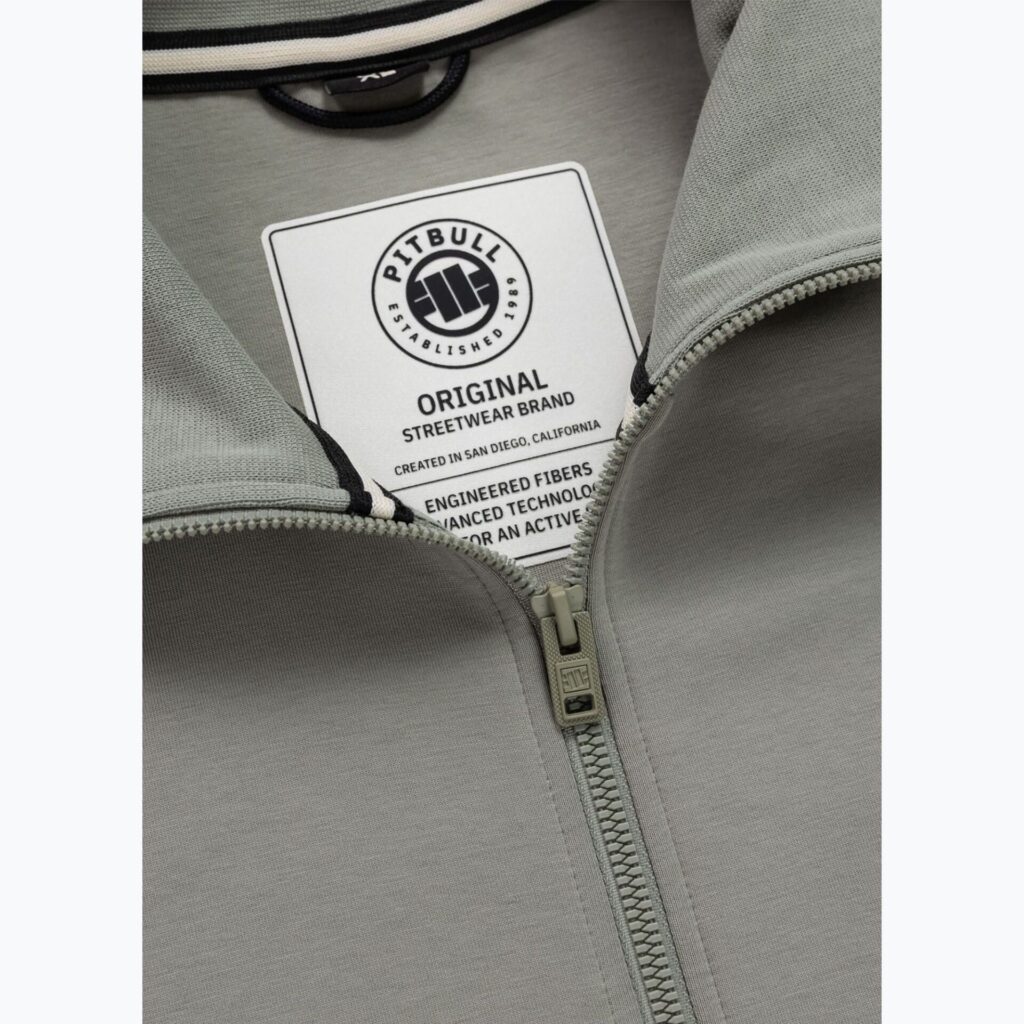 Толстовка мужская Pitbull Sampson Zip grey/harbour