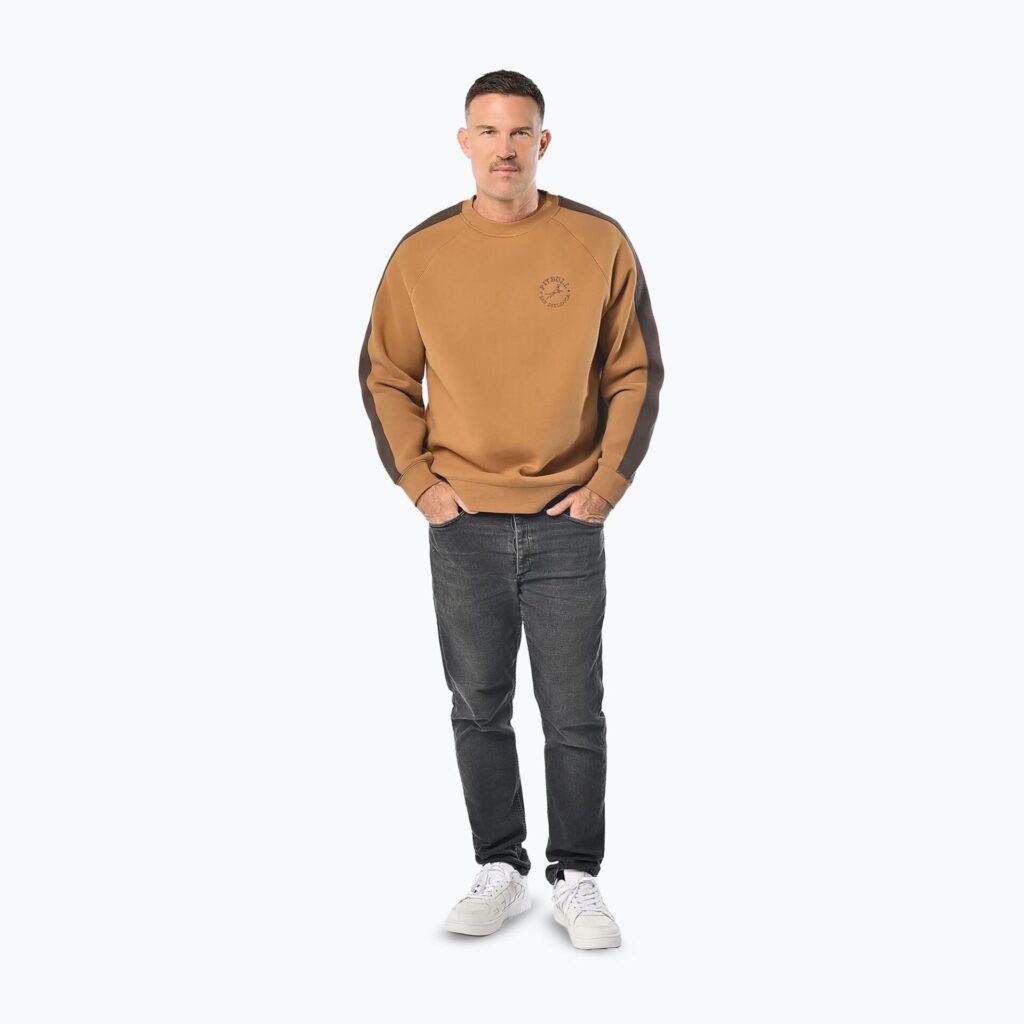 Толстовка мужская Pitbull San Diego Ca Crewneck honey yellow