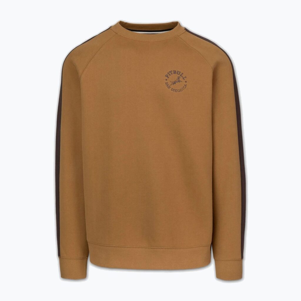 Толстовка мужская Pitbull San Diego Ca Crewneck honey yellow