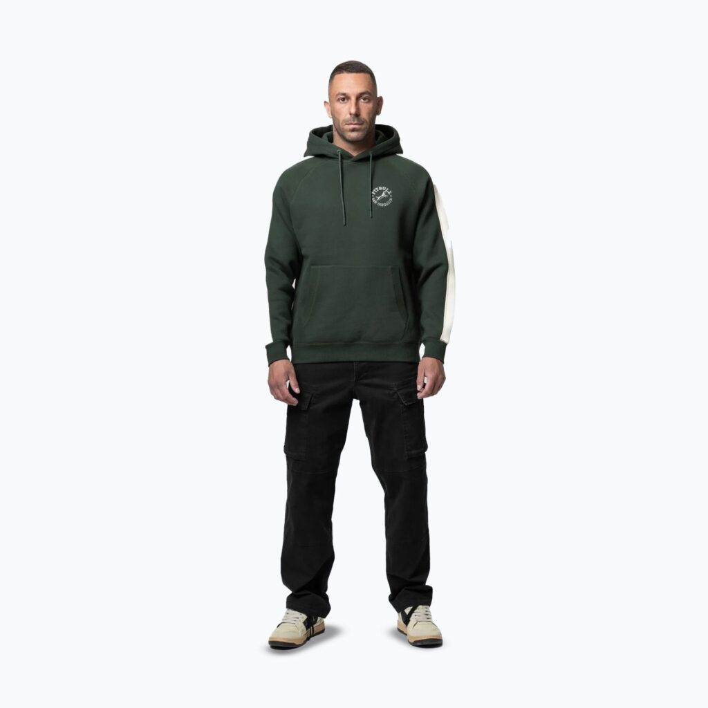 Толстовка мужская Pitbull San Diego Ca Hooded dark green