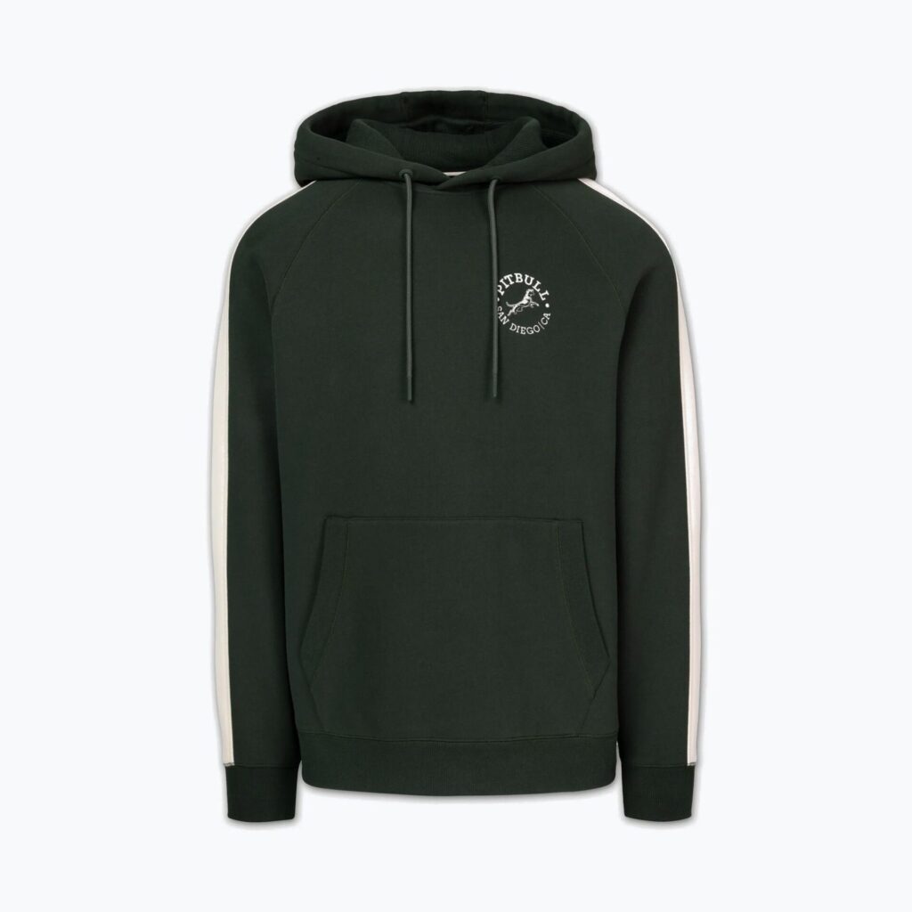 Толстовка мужская Pitbull San Diego Ca Hooded dark green