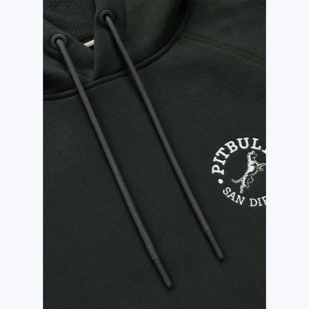 Толстовка мужская Pitbull San Diego Ca Hooded dark green