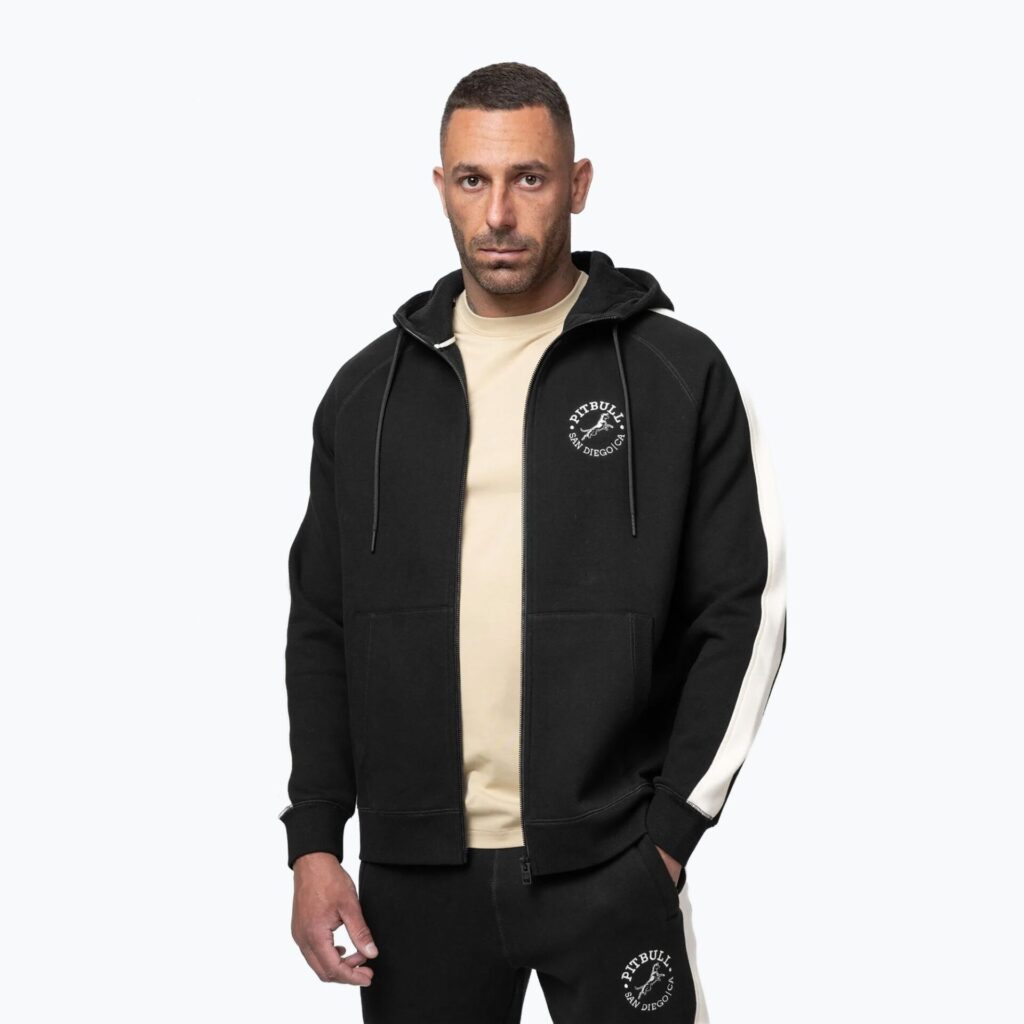 Толстовка мужская Pitbull San Diego Ca Hooded Zip black