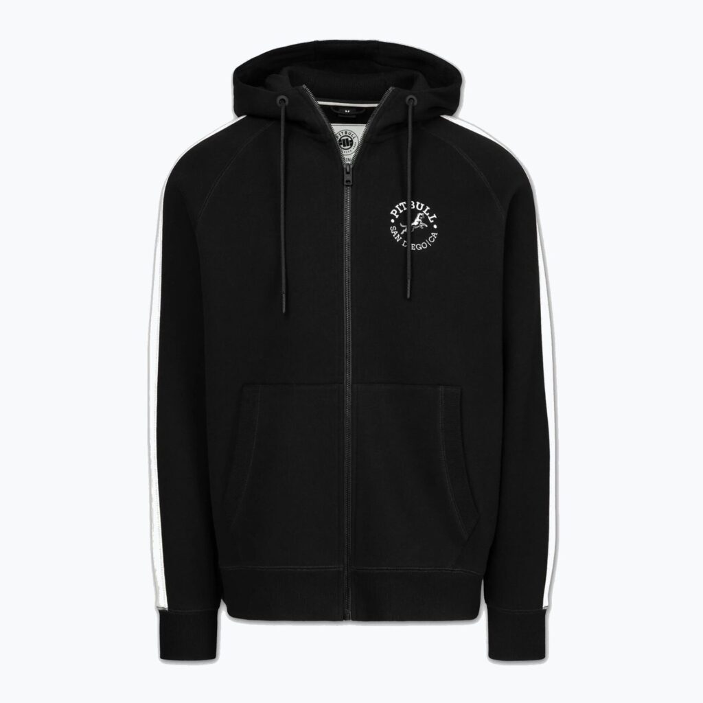 Толстовка мужская Pitbull San Diego Ca Hooded Zip black