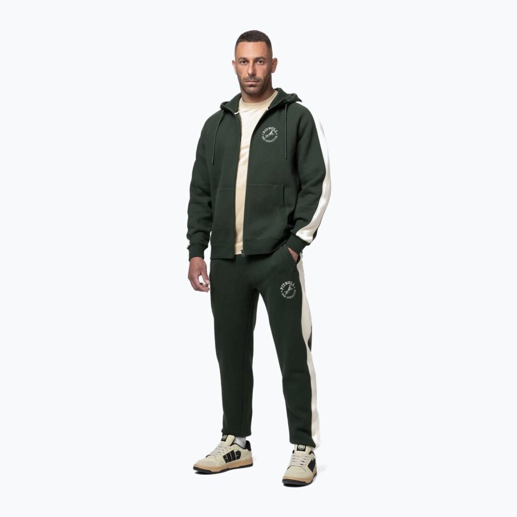 Толстовка мужская Pitbull San Diego Ca Hooded Zip dark green