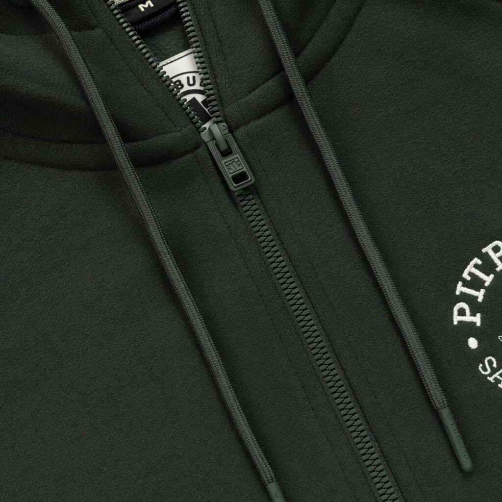 Толстовка мужская Pitbull San Diego Ca Hooded Zip dark green