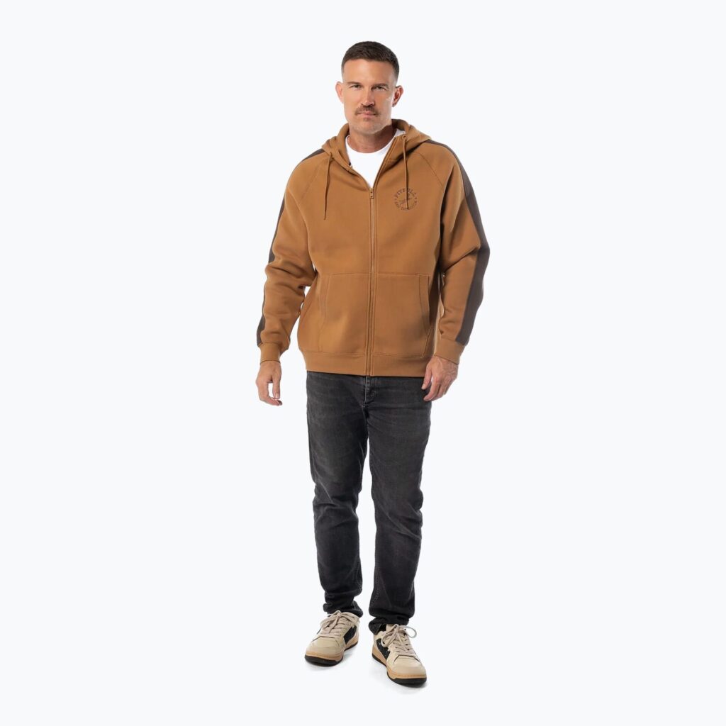 Толстовка мужская Pitbull San Diego Ca Hooded Zip honey yellow