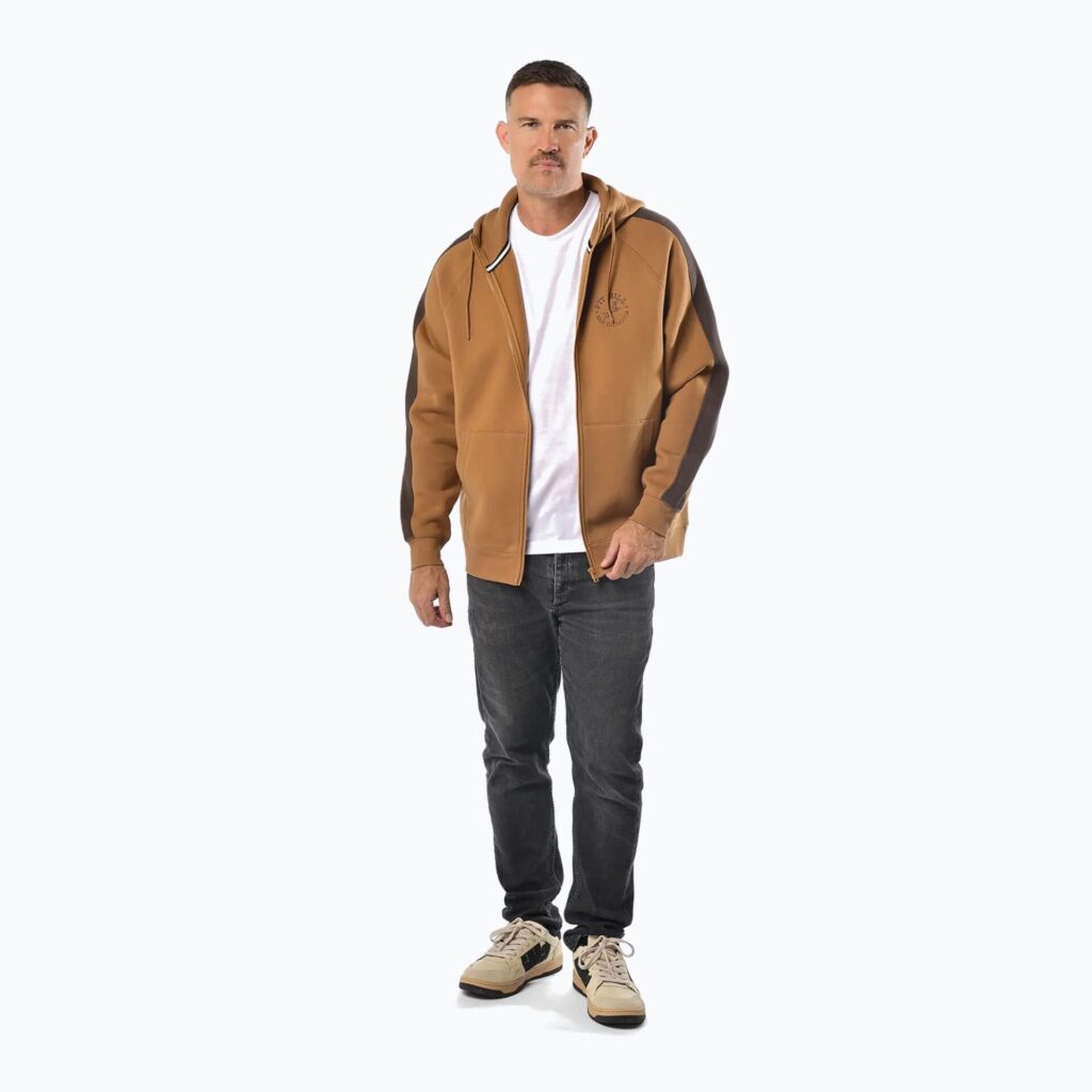 Толстовка мужская Pitbull San Diego Ca Hooded Zip honey yellow