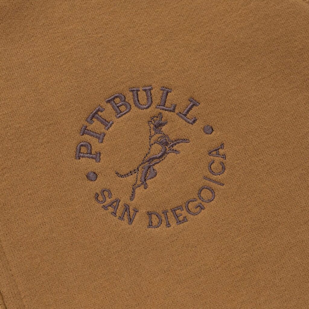 Толстовка мужская Pitbull San Diego Ca Hooded Zip honey yellow