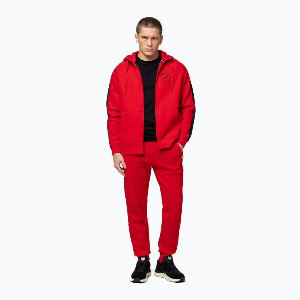 Толстовка мужская Pitbull San Diego Ca Hooded Zip red