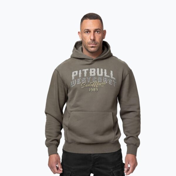 Толстовка мужская Pitbull Santa Muerte Hooded major olive