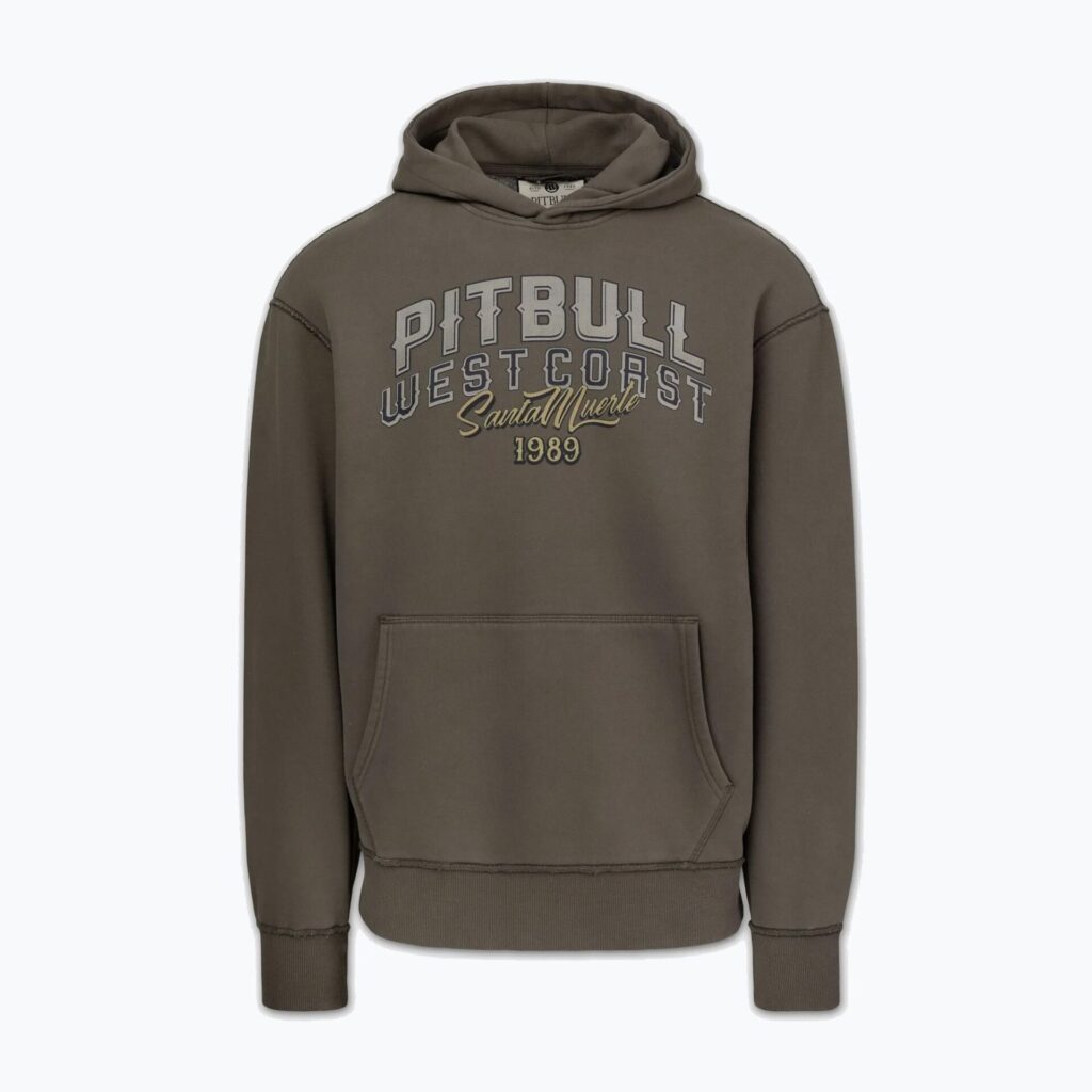 Толстовка мужская Pitbull Santa Muerte Hooded major olive