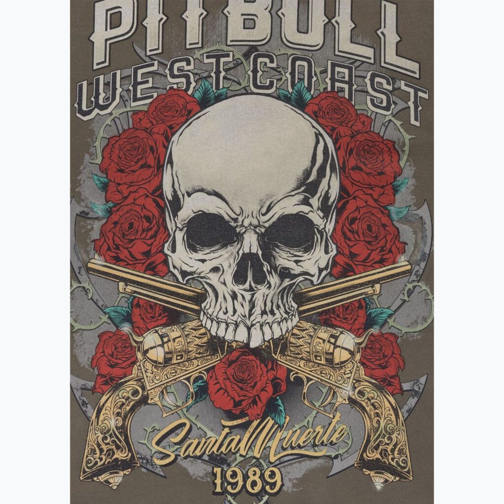 Толстовка мужская Pitbull Santa Muerte Hooded major olive
