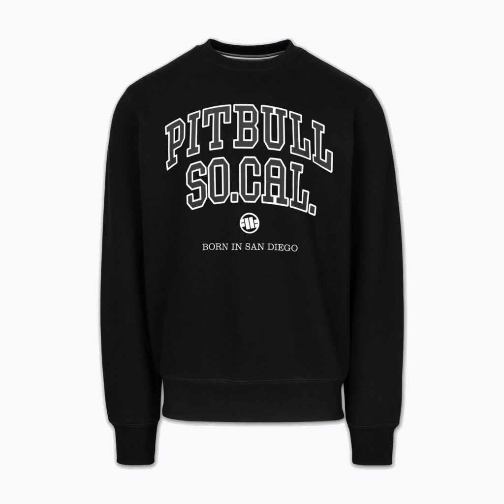 Толстовка мужская Pitbull So Cal Crewneck black