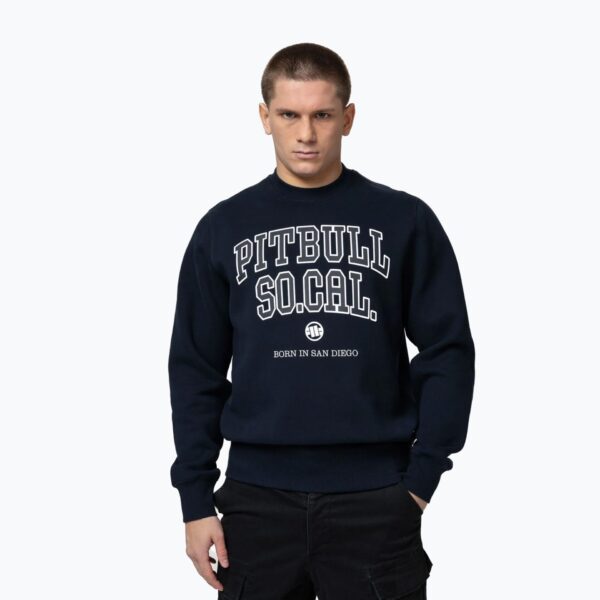 Толстовка мужская Pitbull So Cal Crewneck dark navy