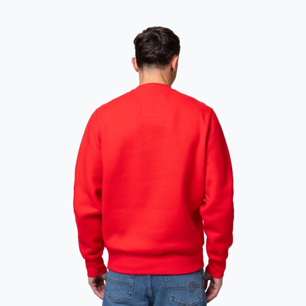 Толстовка мужская Pitbull So Cal Crewneck fluo/red