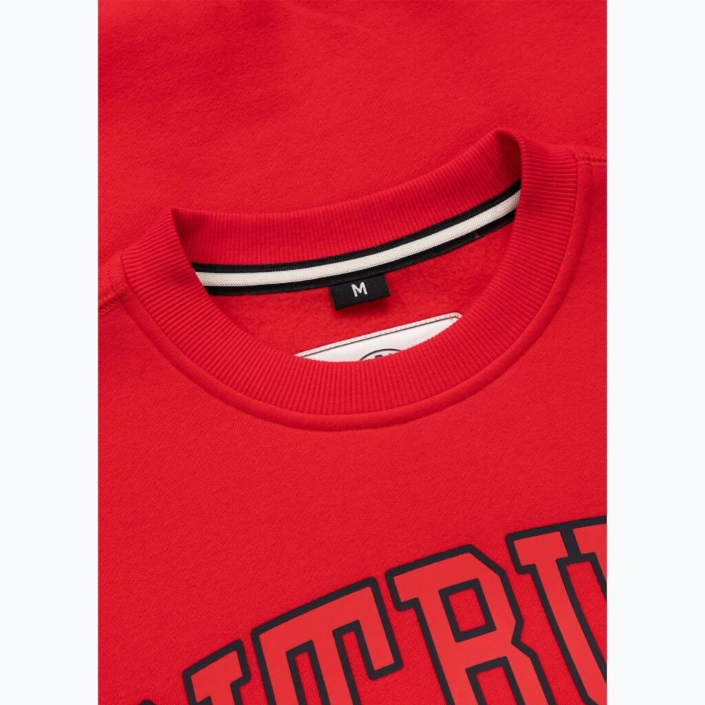 Толстовка мужская Pitbull So Cal Crewneck fluo/red