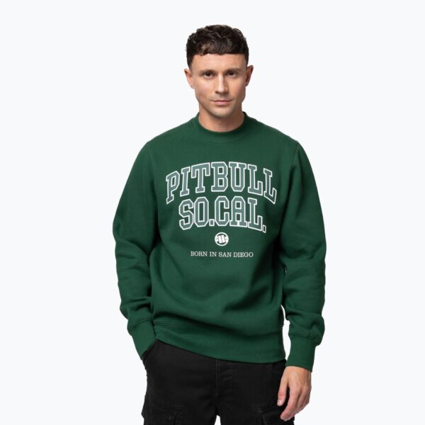 Толстовка мужская Pitbull So Cal Crewneck hunter green