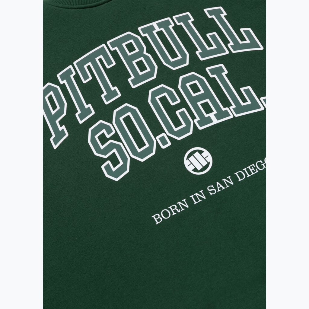 Толстовка мужская Pitbull So Cal Crewneck hunter green