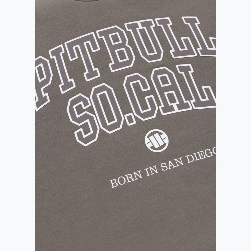 Толстовка мужская Pitbull So Cal Crewneck taupe