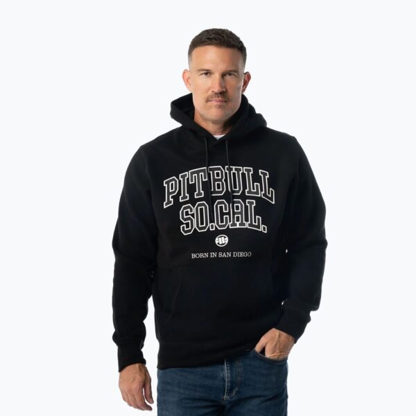 Толстовка мужская Pitbull So Cal Hooded black