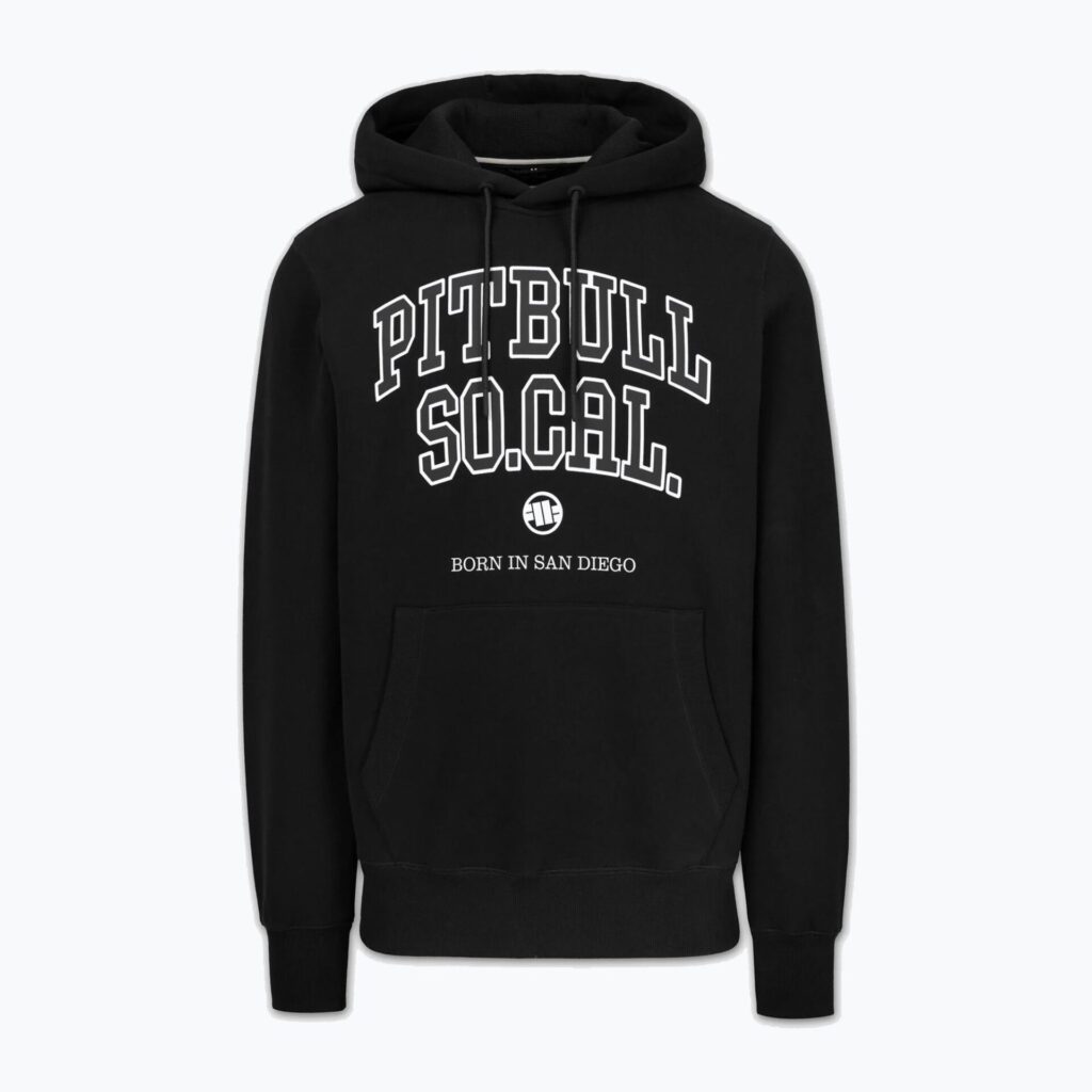 Толстовка мужская Pitbull So Cal Hooded black