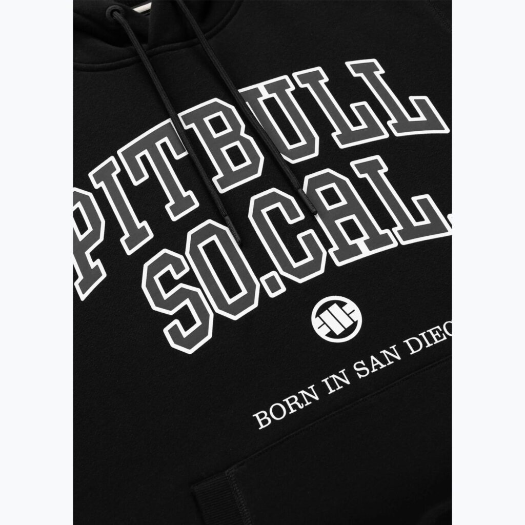 Толстовка мужская Pitbull So Cal Hooded black
