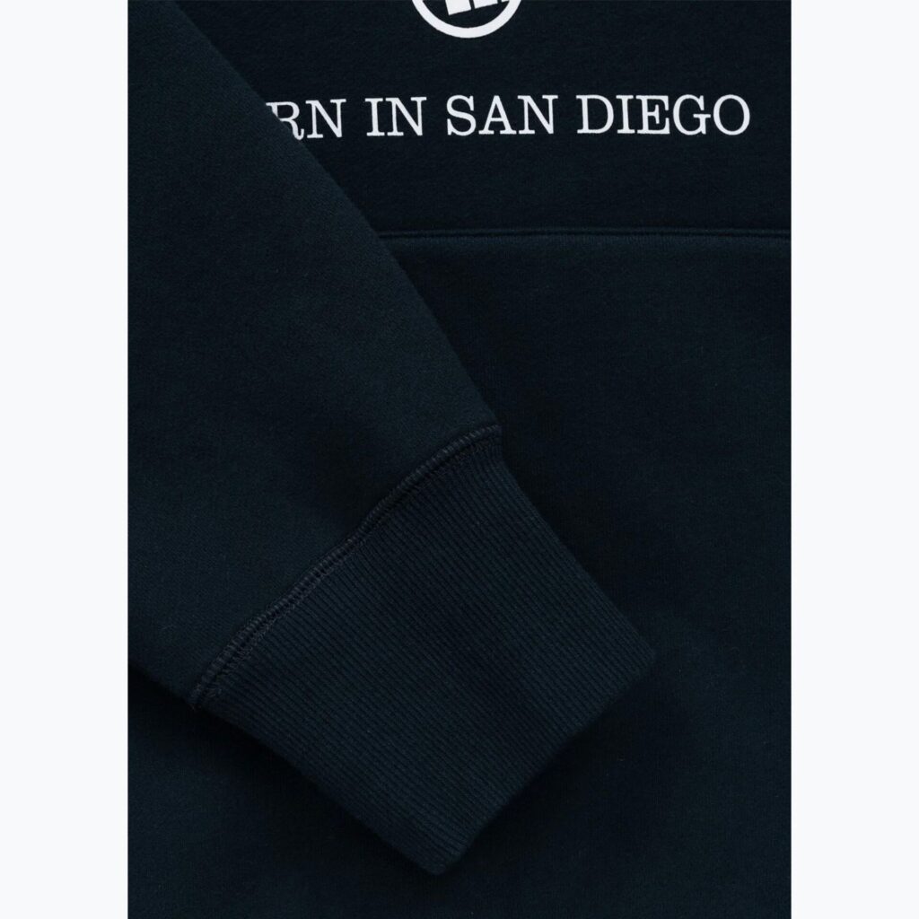 Толстовка мужская Pitbull So Cal Hooded dark navy/red