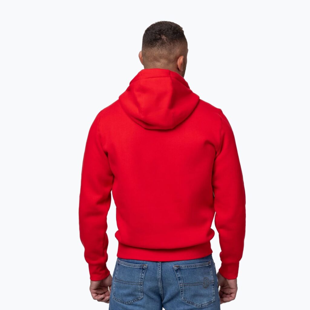 Толстовка мужская Pitbull So Cal Hooded fluo/red