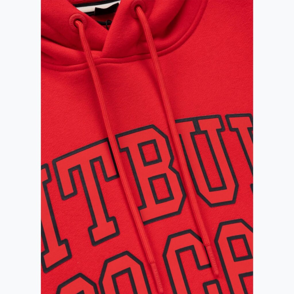 Толстовка мужская Pitbull So Cal Hooded fluo/red